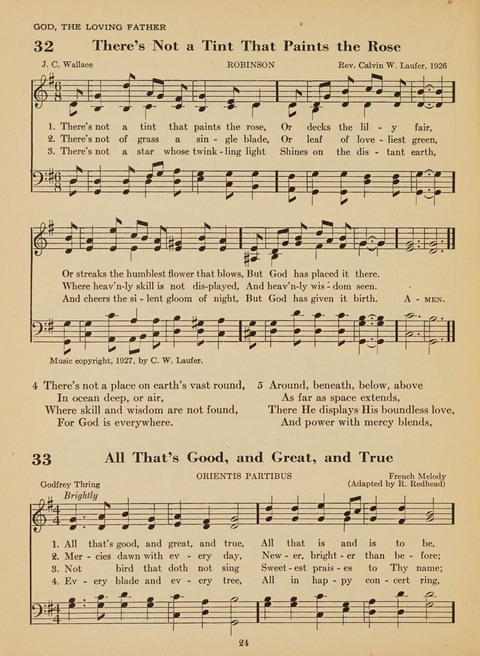 Junior Church School Hymnal: for use in the junior section of the church school, in the home, and in junior congragations (Teacher