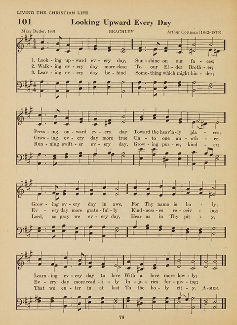 Junior Church School Hymnal: for use in the junior section of the church school, in the home, and in junior congragations (Teacher