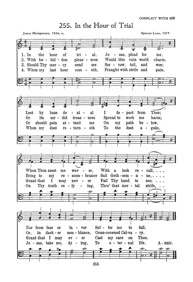 The Junior Hymnal, Containing Sunday School and Luther League Liturgy and Hymns for the Sunday School page 215