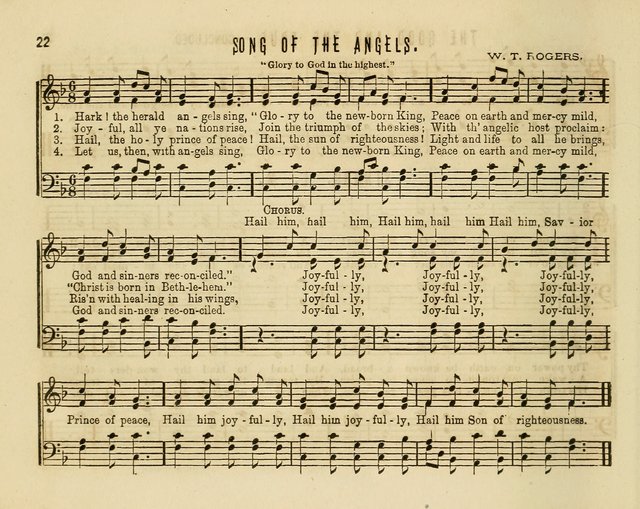 Joyful Songs: a choice collection of new Sunday School music page 22