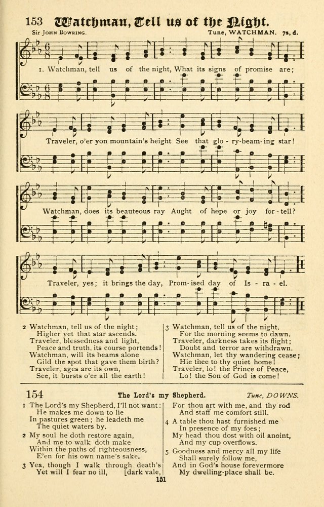 Joyful Sound: a collection of new hymns and music with familiar selections page 153