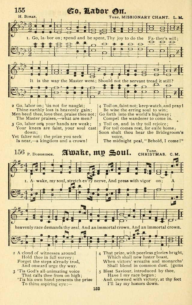 Joyful Sound: a collection of new hymns and music with familiar selections page 154