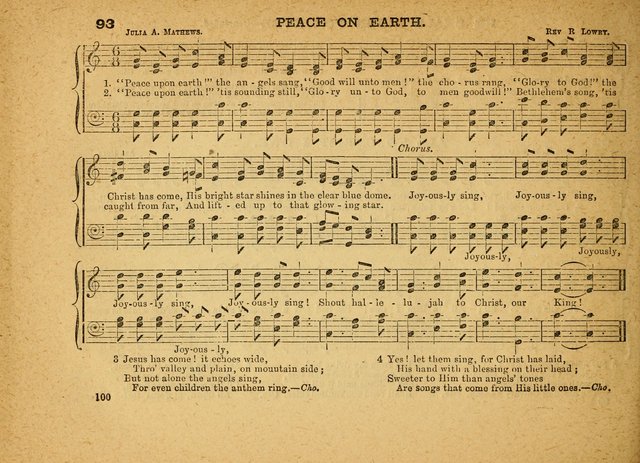 The Jewel: a selection of hymns and tunes for the Sabbath school, designed as a supplement to "The Gem" page 100