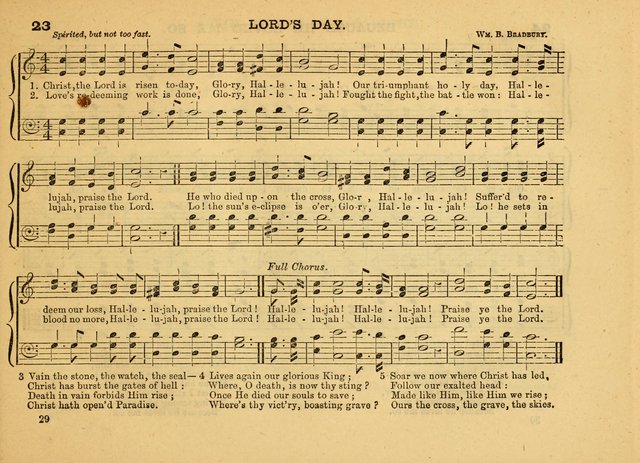 The Jewel: a selection of hymns and tunes for the Sabbath school, designed as a supplement to "The Gem" page 29