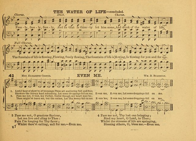 The Jewel: a selection of hymns and tunes for the Sabbath school, designed as a supplement to "The Gem" page 47