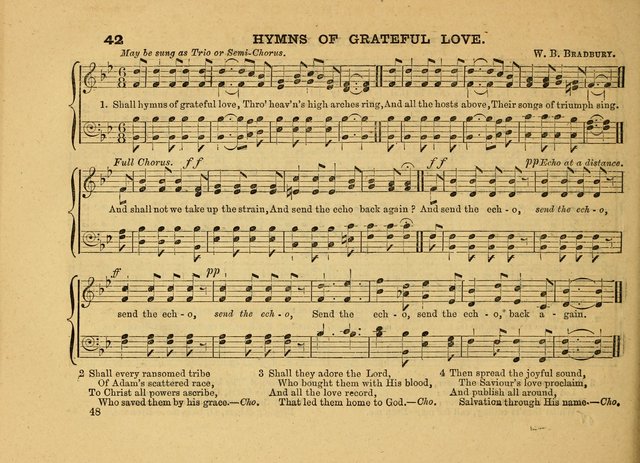 The Jewel: a selection of hymns and tunes for the Sabbath school, designed as a supplement to "The Gem" page 48
