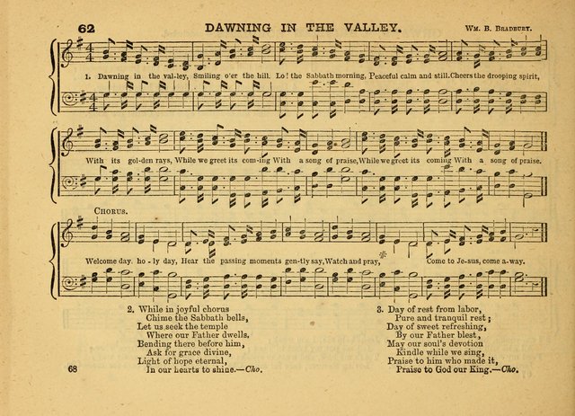 The Jewel: a selection of hymns and tunes for the Sabbath school, designed as a supplement to "The Gem" page 68