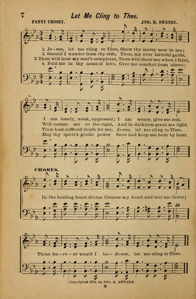 Joy to the World: or, sacred songs for gospel meetings page 8