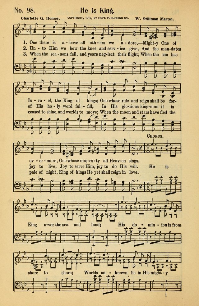 Joy to the World: for the Church and Sunday School page 105