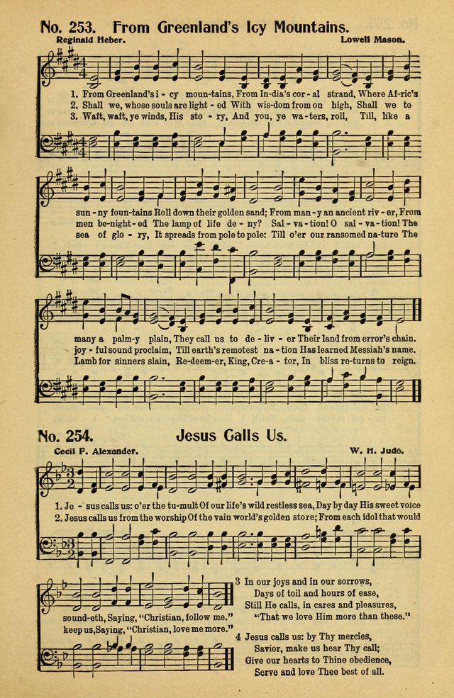 Joy to the World: for the Church and Sunday School page 244