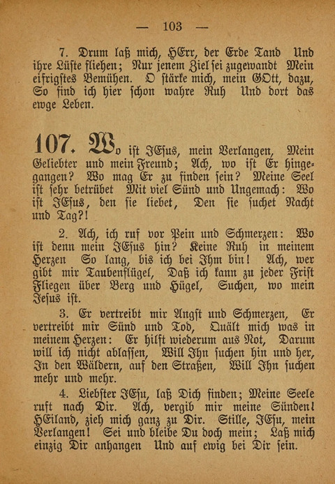 Kropper Gesang- und Liederbuch: (4. ed) page 103