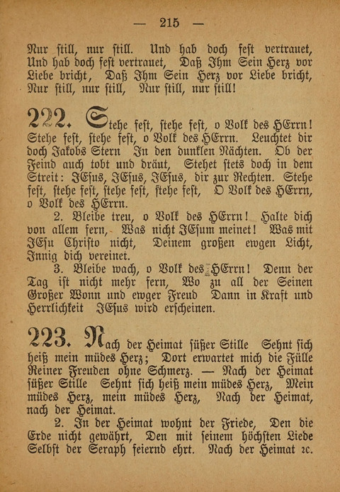 Kropper Gesang- und Liederbuch: (4. ed) page 215