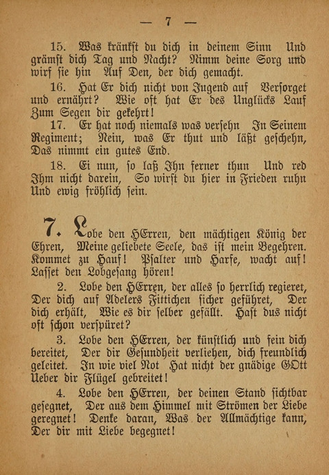 Kropper Gesang- und Liederbuch: (4. ed) page 7