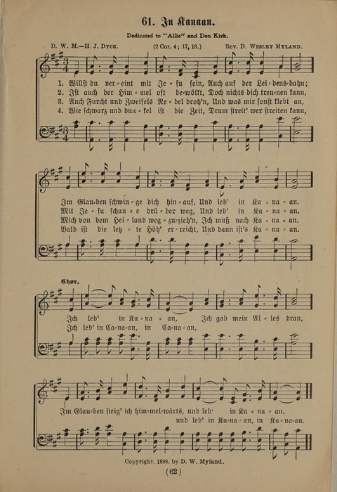 Lieder-Auswahl aus Himmels-Harfe page 22