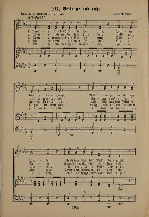 Lieder-Auswahl aus Himmels-Harfe page 34