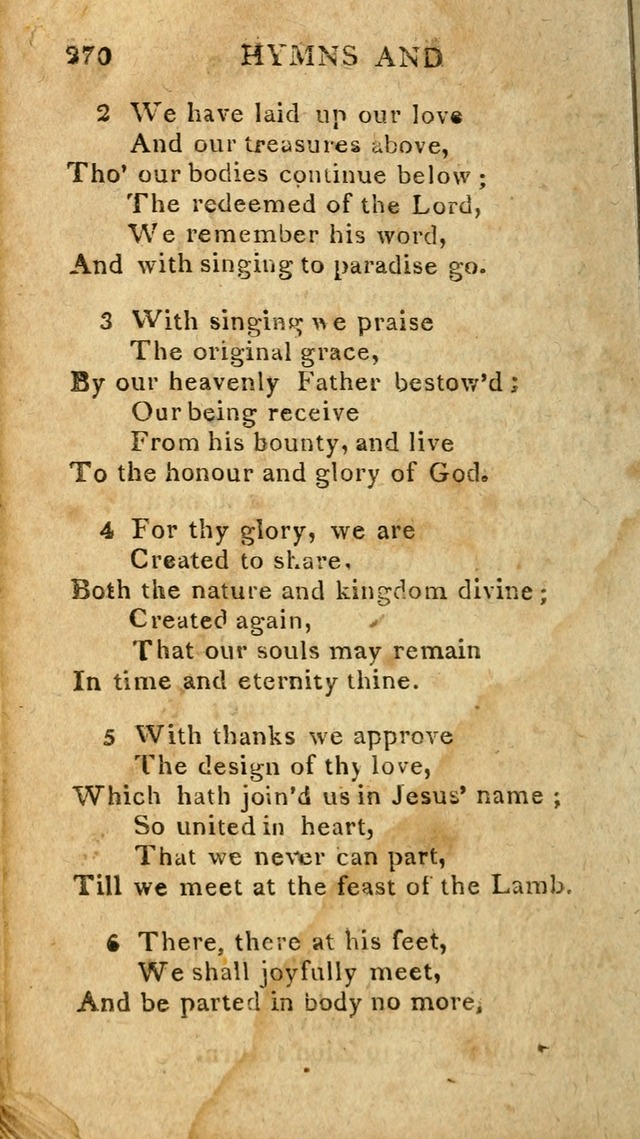 The Lexington Collection: being a selection of hymns, and spiritual songs, from the best authors (3rd. ed., corr.) page 270