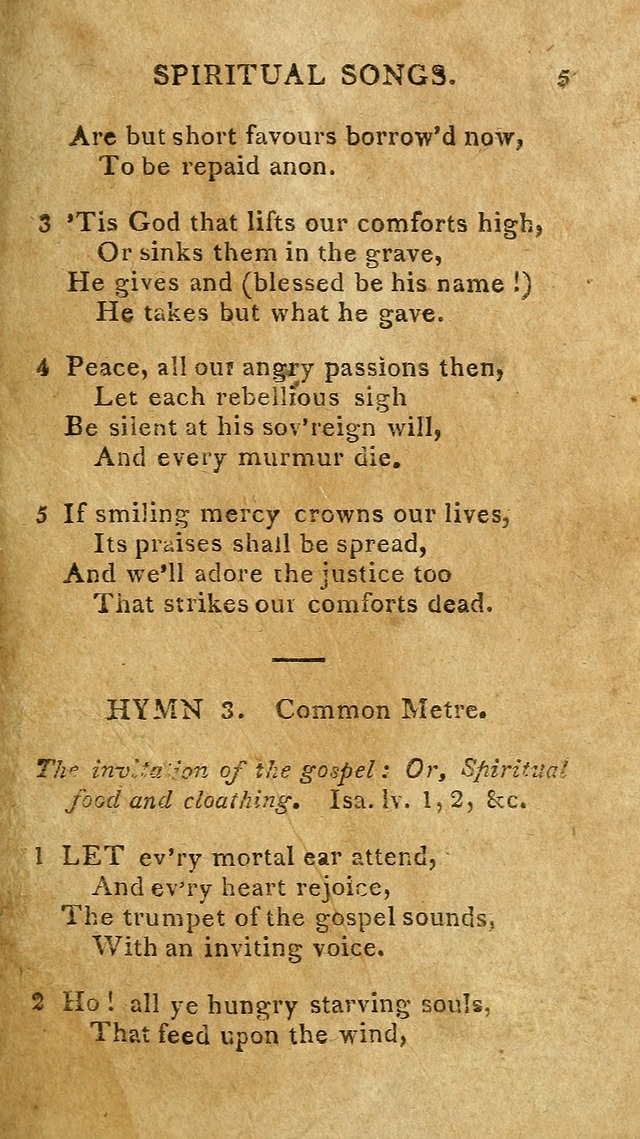 The Lexington Collection: being a selection of hymns, and spiritual songs, from the best authors (3rd. ed., corr.) page 5