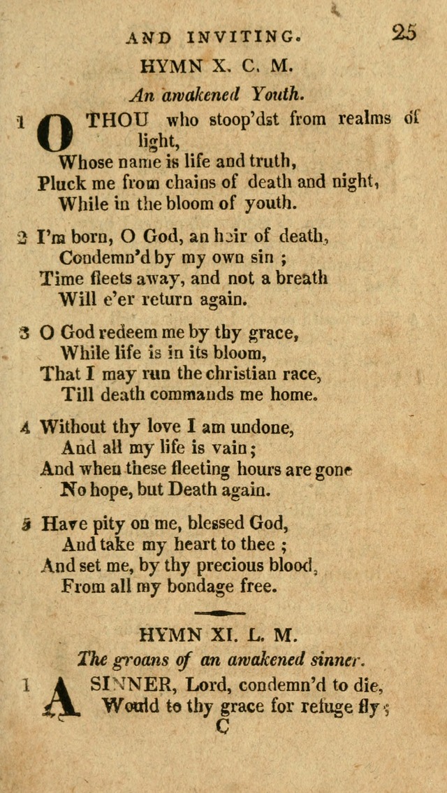 The Latest Collection of Original and Select Hymns and Spiritual Songs page 25