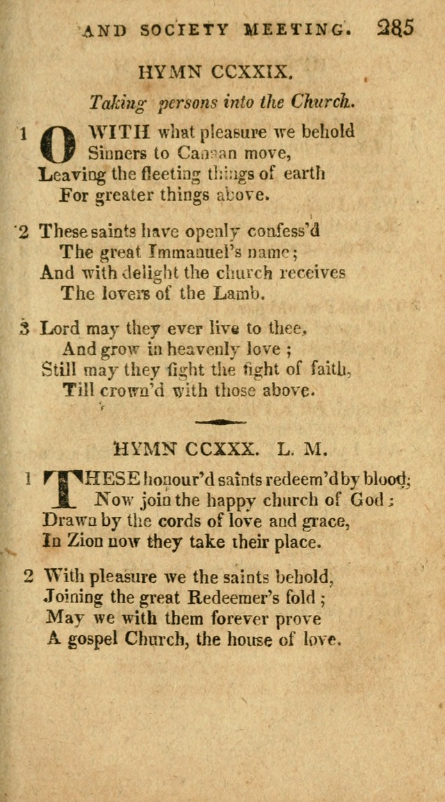 The Latest Collection of Original and Select Hymns and Spiritual Songs page 289