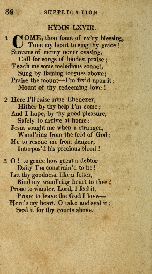The Latest Collection of Original and Select Hymns and Spiritual Songs page 86