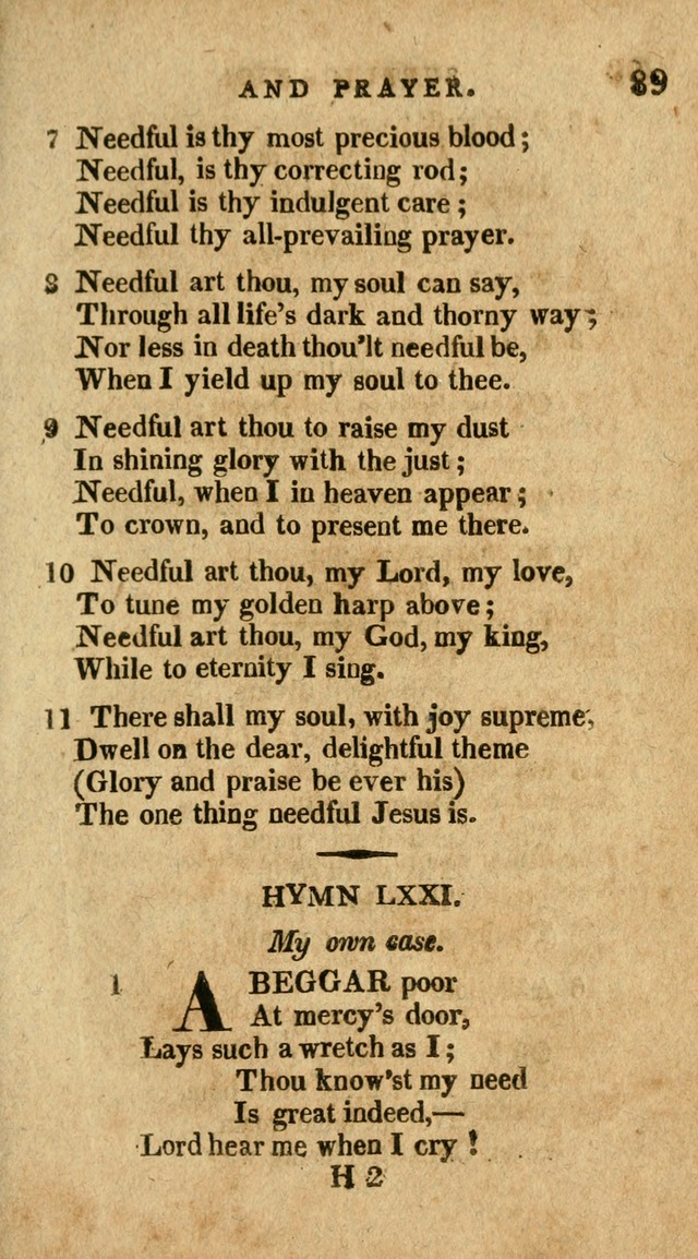 The Latest Collection of Original and Select Hymns and Spiritual Songs page 89