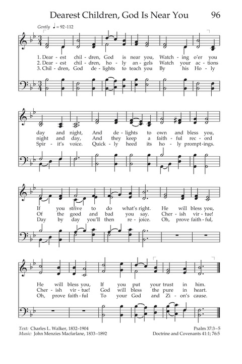 Hymns of the Church of Jesus Christ of Latter-day Saints page 103