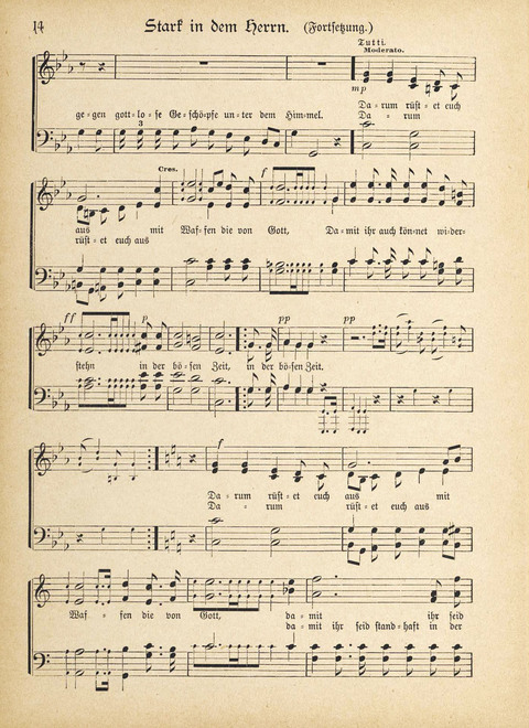 Lob und Ehre: eine Sammlung neuer Chorgesänge, für den Gebrauch Gemischter Kirchen-Chöre. Nach amerikanischen Quellen page 14