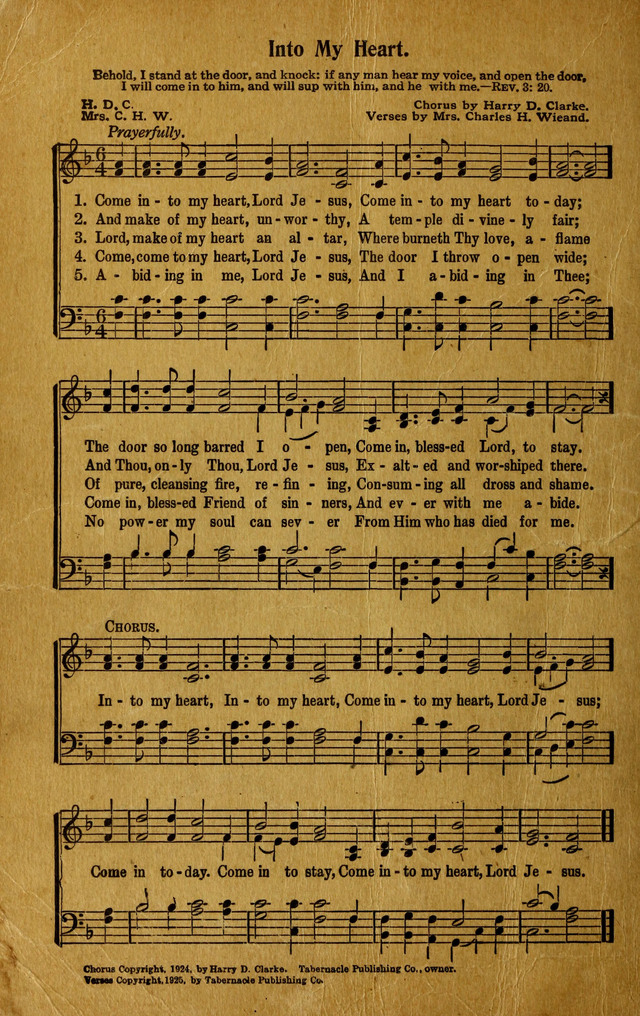 Living Gospel Songs and Choruses page 96
