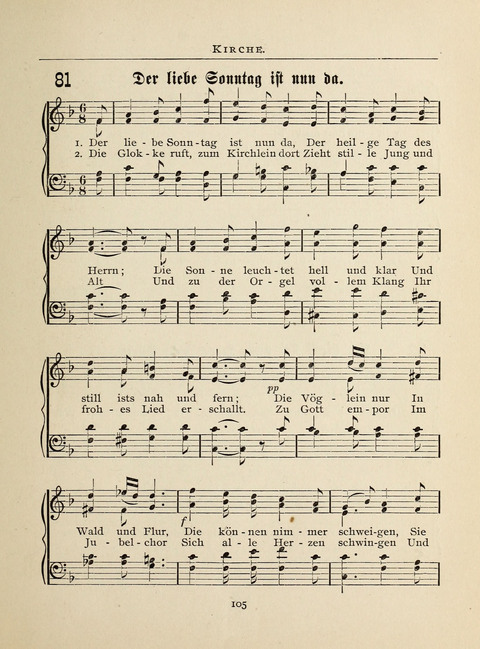 Liederlust: Altes und Neues für Muntere Sänger in Kirche, Schule und Haus page 105
