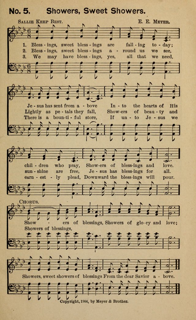 Light and Life Songs: adapted especially to sunday schools, prayer meetings and other social services page 5