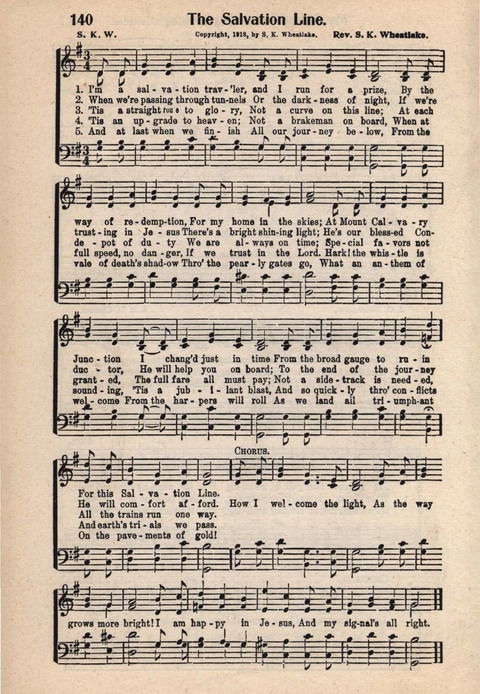 Light and Life Songs No. 3 page 140
