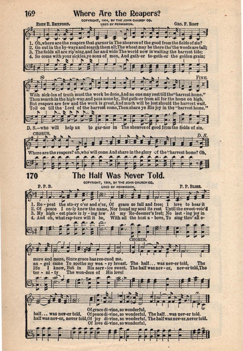 Light and Life Songs No. 3 page 160