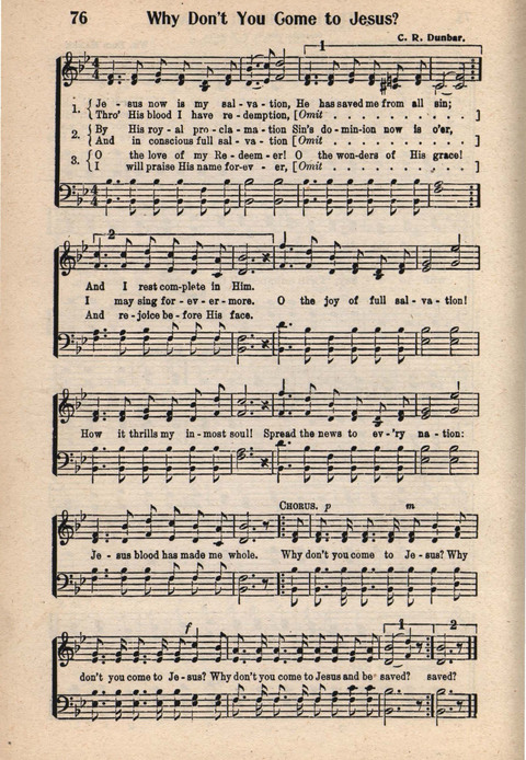 Light and Life Songs No. 3 page 76
