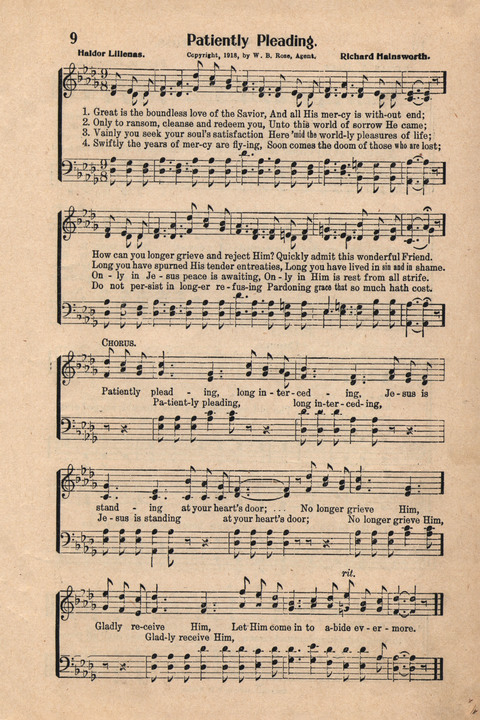 Light and Life Songs No. 4 page 9