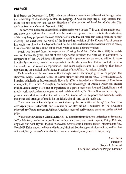 Lead Me, Guide Me (2nd ed.) page v