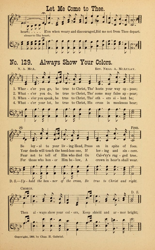 Loyal Praise: a collection of new and popular hymns for Sunday schools, young people