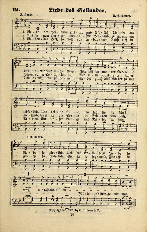 Liederperlen: für Sonntagschulen, Jugendvereine und andere Christliche Versammlungen (Kleine Ausgabe) page 1