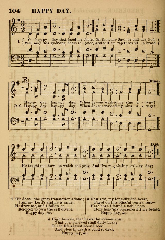 The Little Seraph: in seven character notes, for churches and Sunday-schools page 104