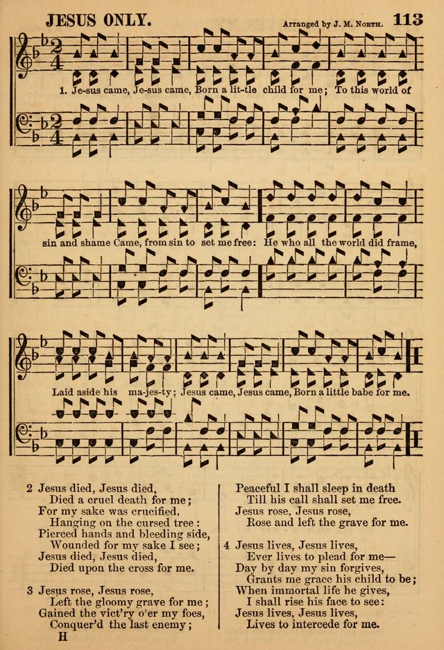 The Little Seraph: in seven character notes, for churches and Sunday-schools page 113