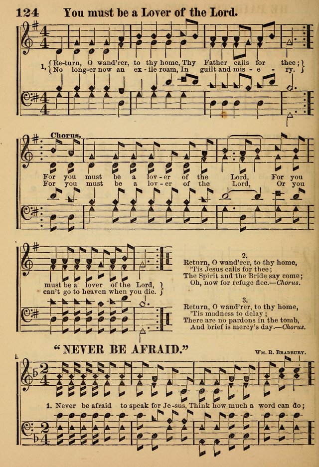 The Little Seraph: in seven character notes, for churches and Sunday-schools page 124