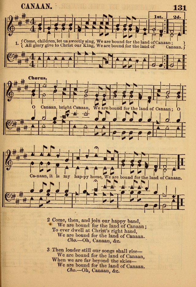 The Little Seraph: in seven character notes, for churches and Sunday-schools page 131