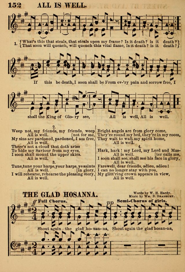 The Little Seraph: in seven character notes, for churches and Sunday-schools page 152