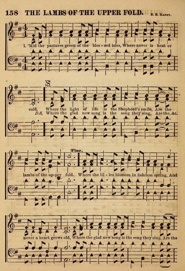 The Little Seraph: in seven character notes, for churches and Sunday-schools page 158