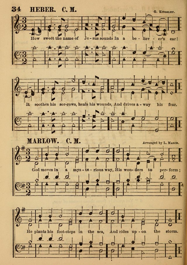 The Little Seraph: in seven character notes, for churches and Sunday-schools page 34