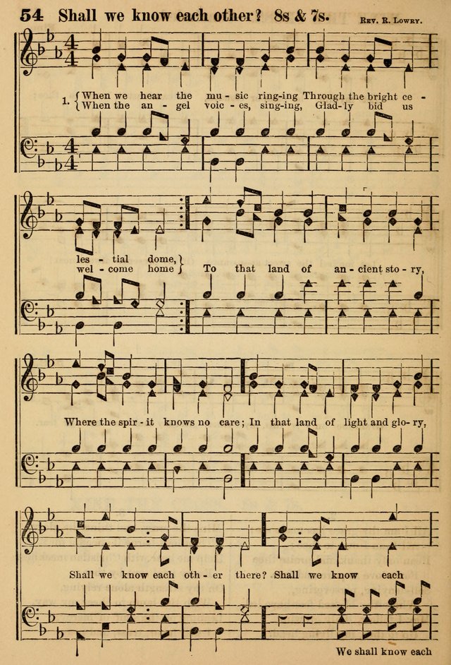 The Little Seraph: in seven character notes, for churches and Sunday-schools page 54