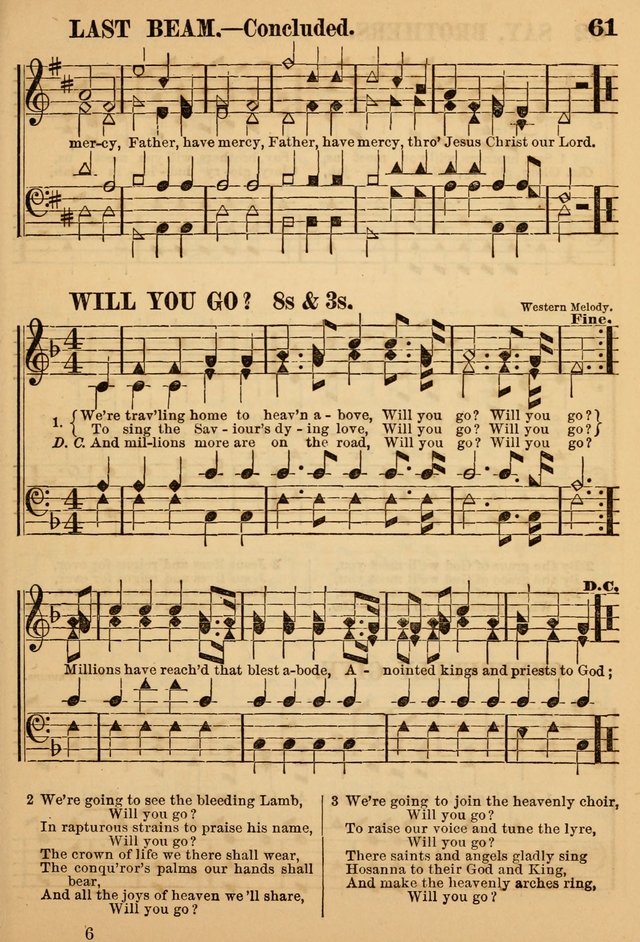 The Little Seraph: in seven character notes, for churches and Sunday-schools page 61