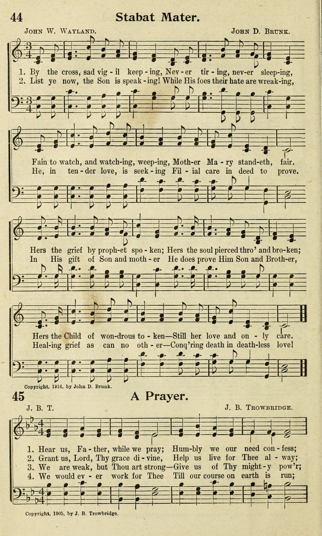 Life Songs: a collection of sacred songs for Sunday schools, young people