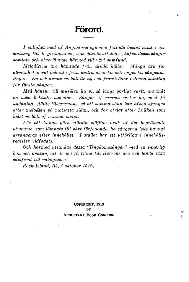 Lutherförbundets Sångbok page ii