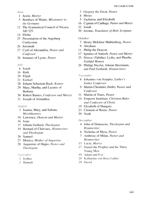 Lutheran Service Book page ix