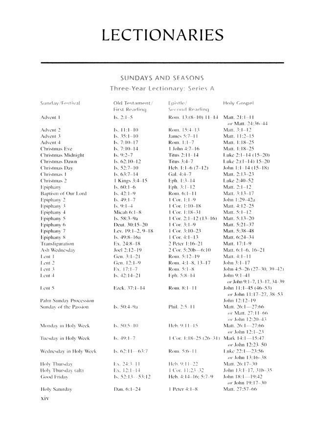Lutheran Service Book page x